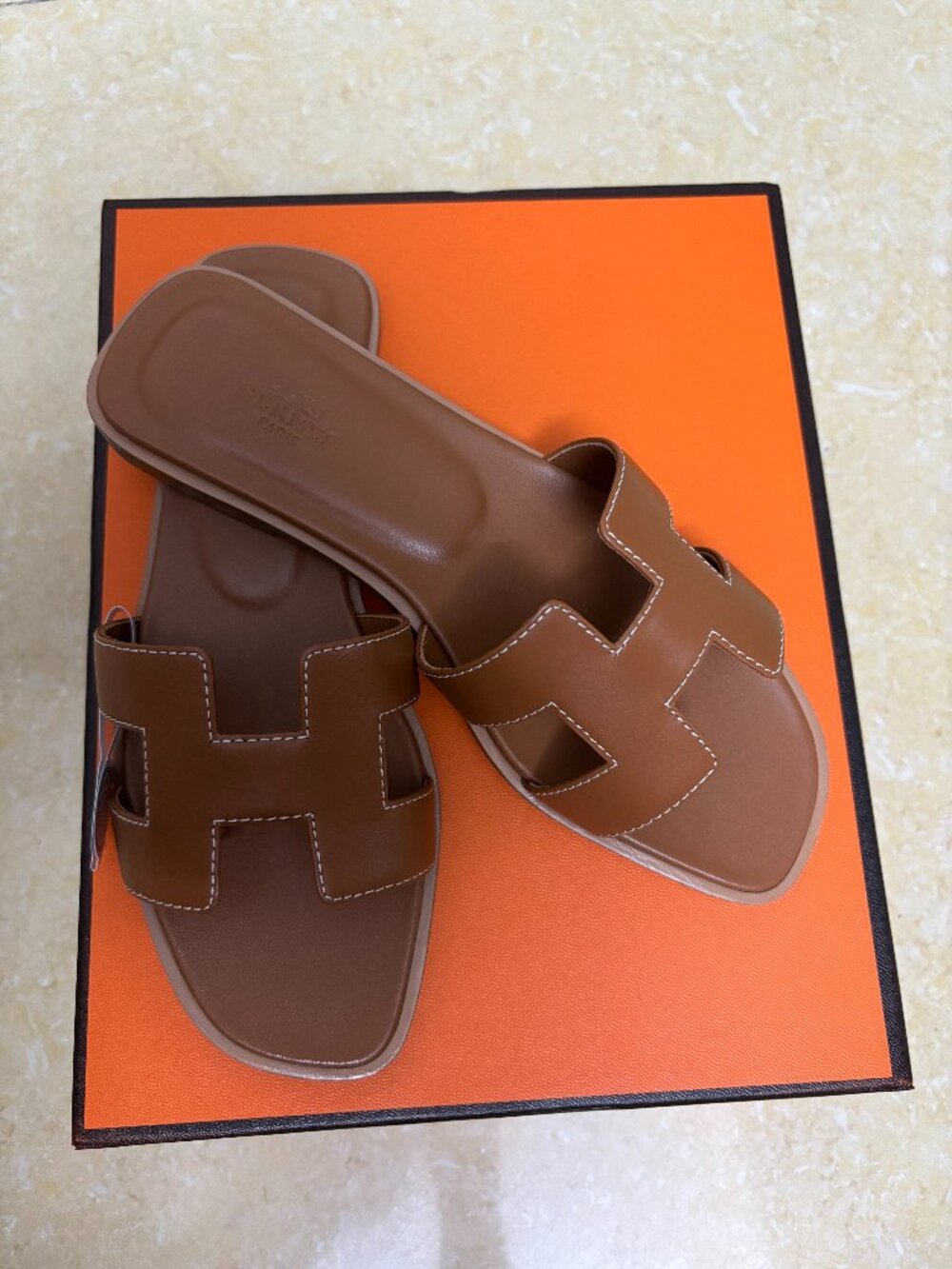 Hermes Brown Sandals